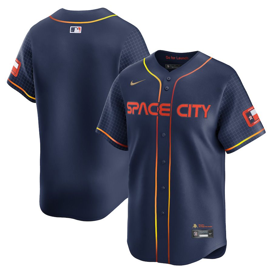 Men Houston Astros Nike Navy City Connect Limited MLB Jersey->houston astros->MLB Jersey